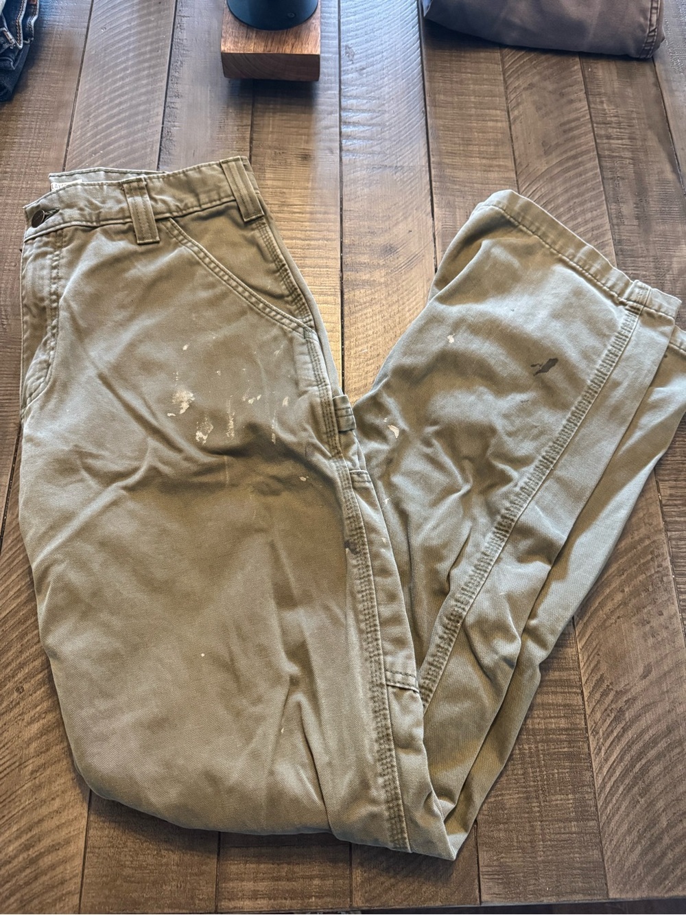 Carhartt Olive-Tan Work Chinos